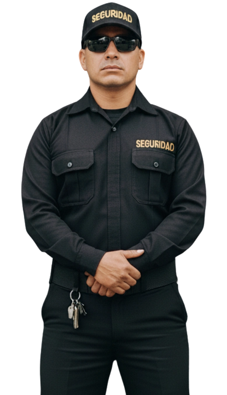 guardia de seguridad aureon uniformado aureon security